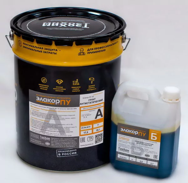 Антистатический грунт Элакор-ПУ