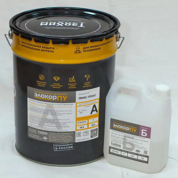 dvuhkomponentnyj-grunt Двухкомпонентная грунтовка для бетона Элакор-ПУ Грунт «Люкс»
